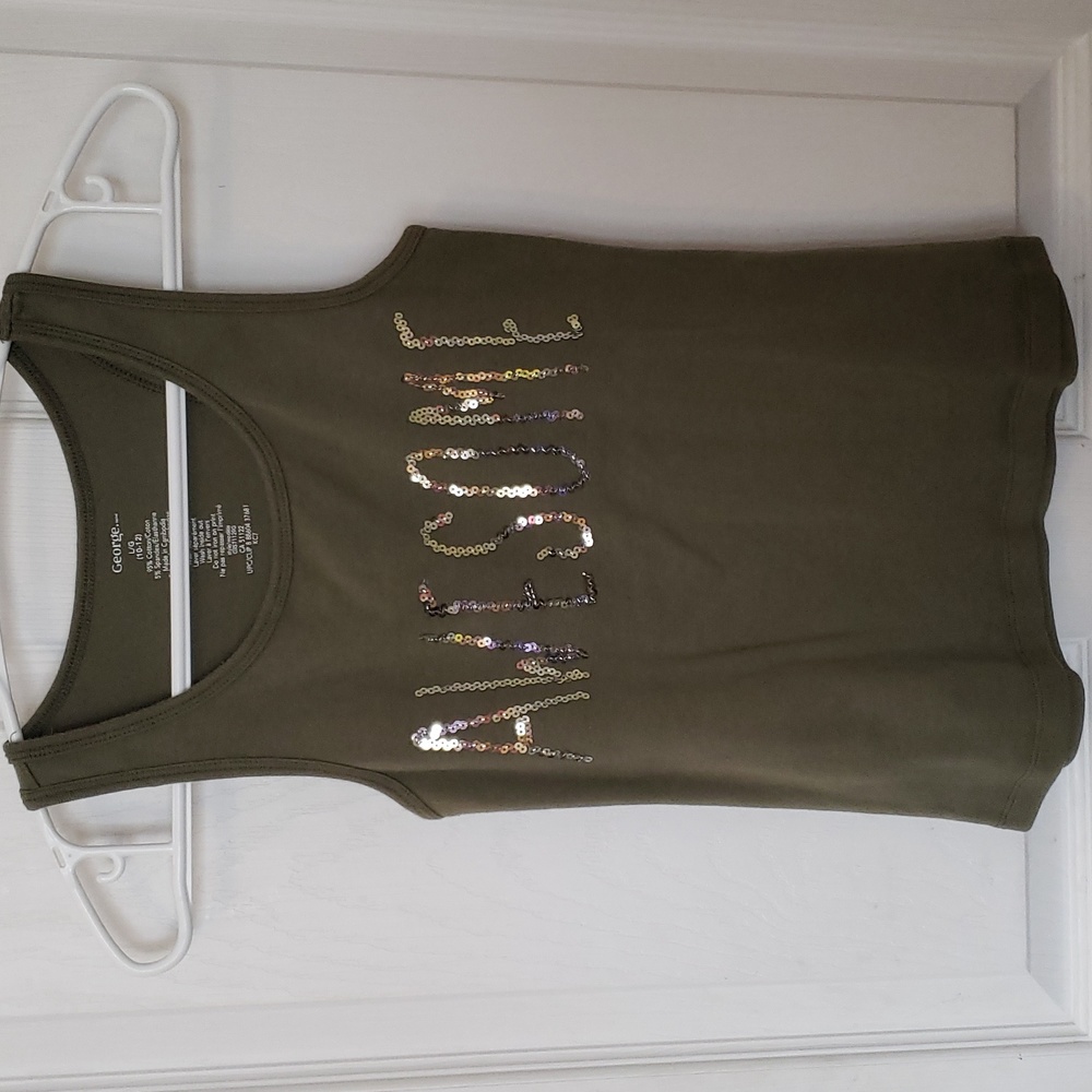 Sequin Tank, Girls 10-12